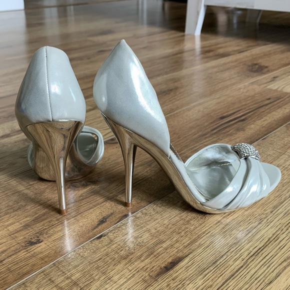 ALDO | Silver High Heels - Picture 7 of 12